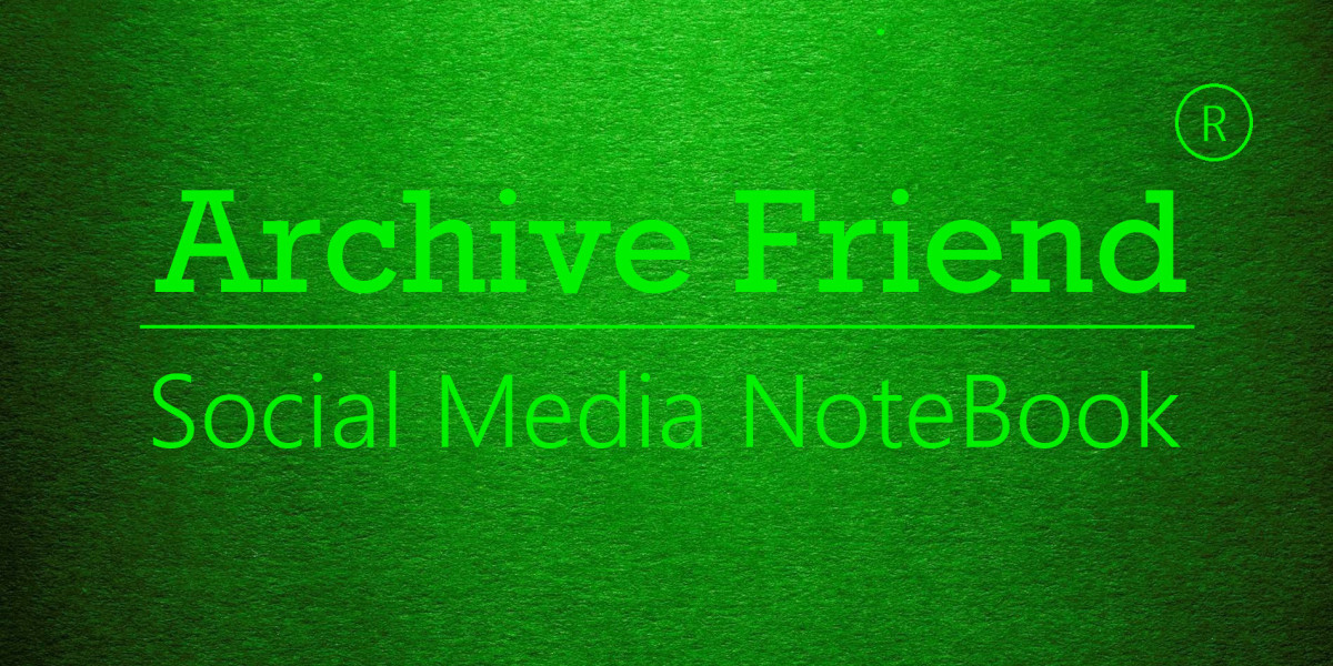 Archive Friend Social Media NoteBook